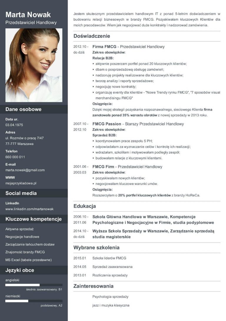 Curriculum vitae wymowa 06 picture